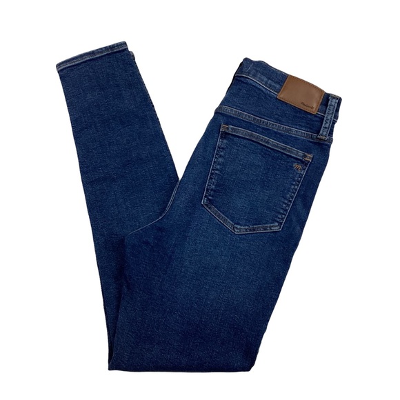 Madewell 10” High Rise Skinny Jeans Blue Like New - Picture 8 of 13